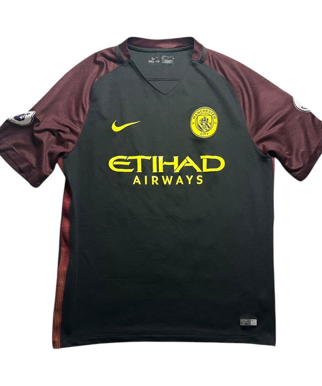 Manchester City Football Shirt Away 2016/2017 G.Jesus 33 (M)