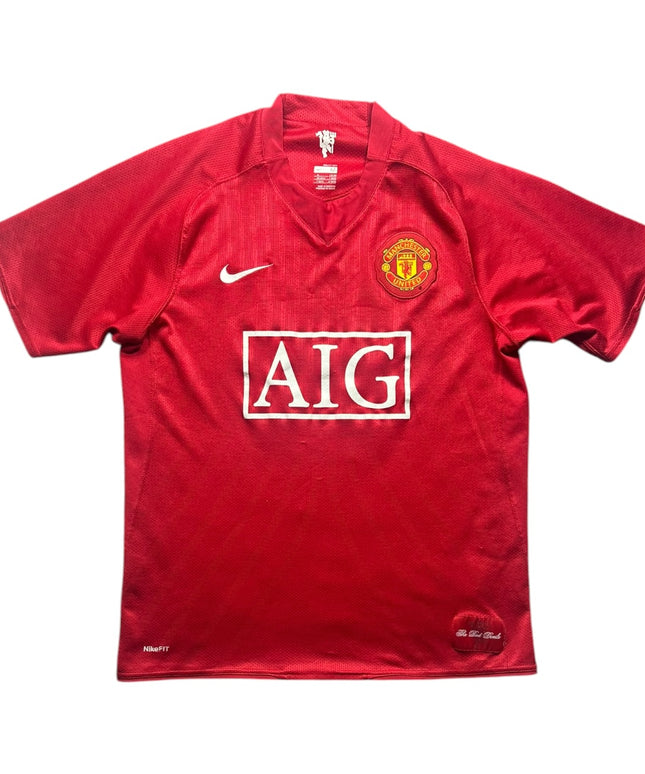 Manchester United Football Shirt 2007/2008 Home Giggs 11 (M)