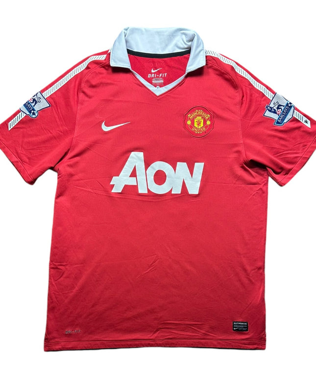Manchester United Football Shirt 2010/2011 Home Scholes 18 (L)