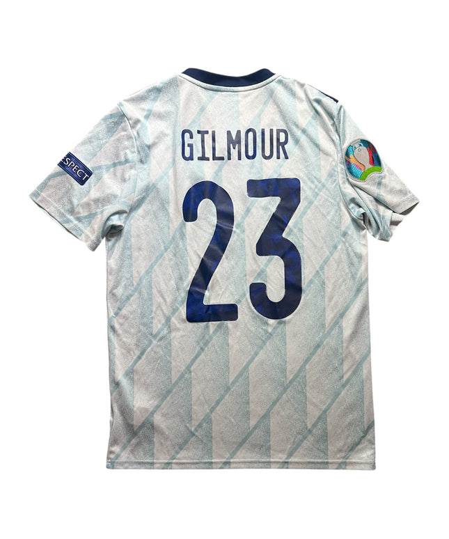 Scotland Football Shirt Away 2020/2021 Gilmour 23 Euro Patches (M)