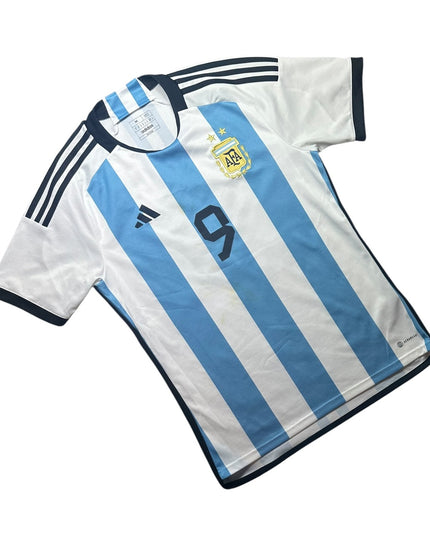 Argentina Football Shirt Home 2022/2023 J.Alvarez 9 (M)