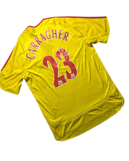 Liverpool Football Shirt Away 2006/2007 Carragher 23 (L)