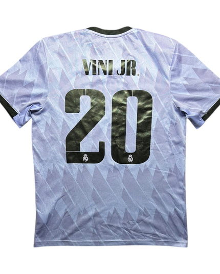 Real Madrid Football Shirt Away 2022/2023 Vini JR 20 (L)