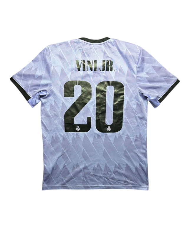 Real Madrid Football Shirt Away 2022/2023 Vini JR 20 (L)