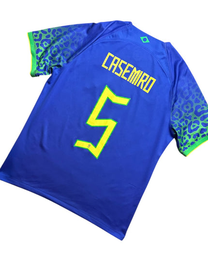 Brazil Football Shirt Away 2022/2023 Casemiro 5 (L)