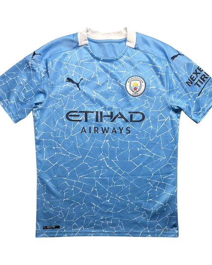 Manchester City Football Shirt Home 2020/2021 Kun Aguero 10 (M)