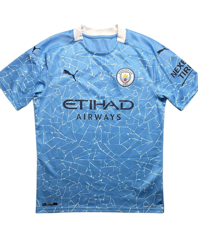 Manchester City Football Shirt Home 2020/2021 Kun Aguero 10 (M)