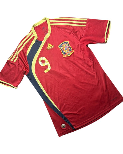 Spain Football Shirt 2009 Confederations Cup Home Torres 9 (S)