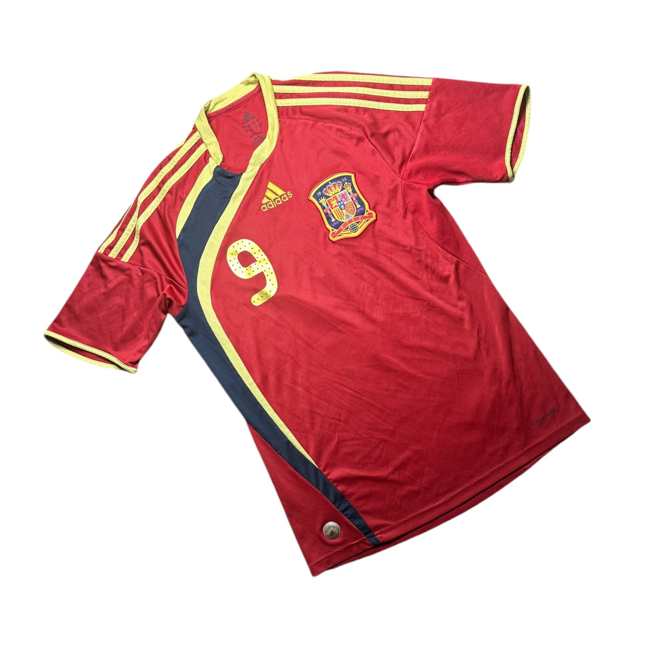 Spain Football Shirt 2009 Confederations Cup Home Torres 9 (S)