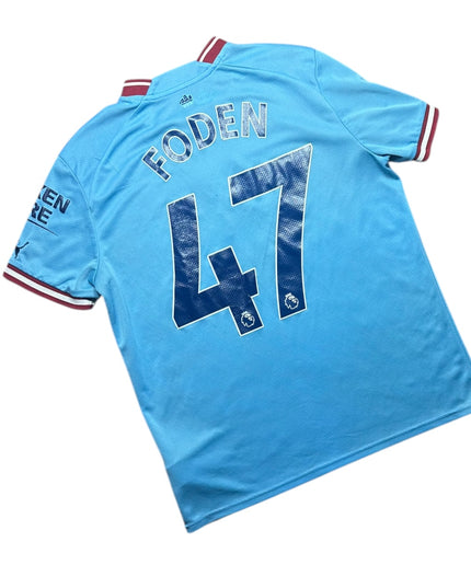Manchester City Football Shirt 2022/2023 Home Foden 47 (One Size)