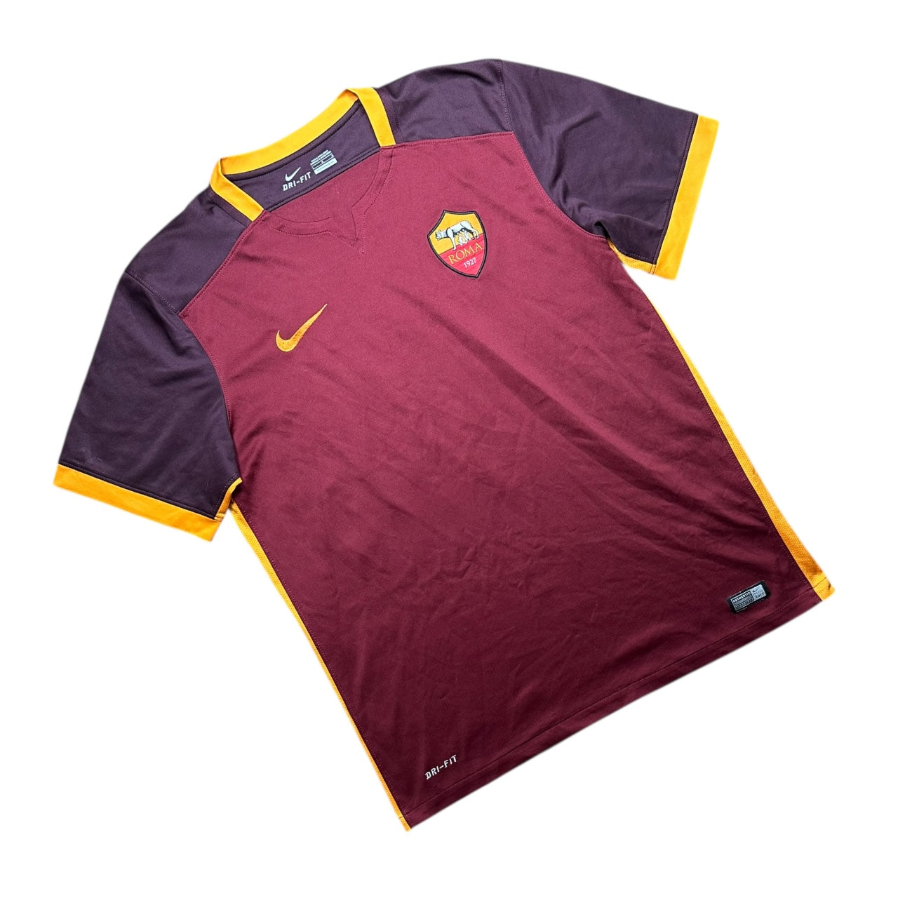 Roma Football Shirt 2015/2016 Home Dzeko 9 (L)