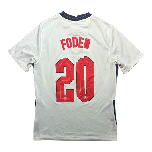 England Football Shirt Home 2020/2021 Foden 20 (M)