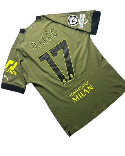 AC Milan Football Shirt Third 2022/2023 R.Leao 17 Ultraweave (XL)