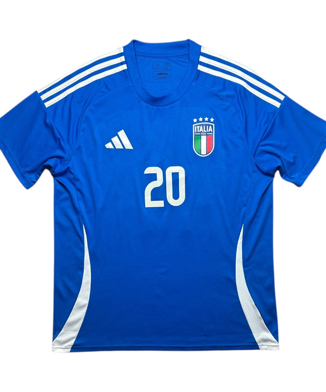 Italy Football Shirt Home 2024/2025 Tonali 20 (XL)