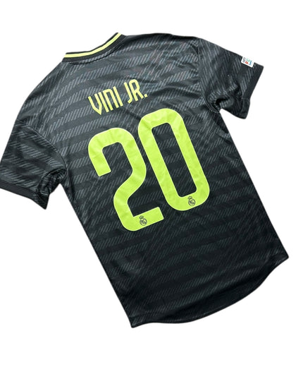 Real Madrid Football Shirt Third 2022/2023 Vini JR 20 HeatRdy UCL (S)