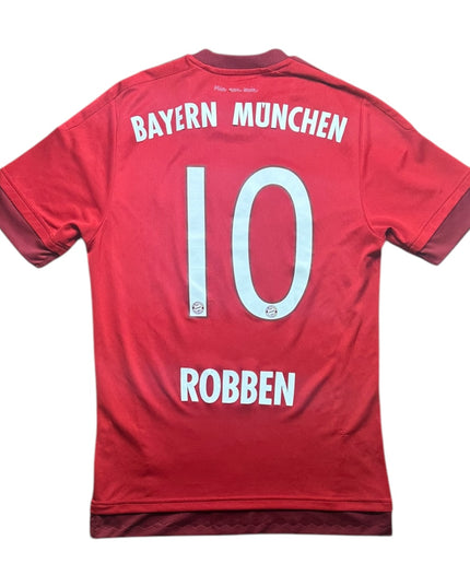 Bayern Munich Football Shirt 2015/2016 Home Robben 10 (S)