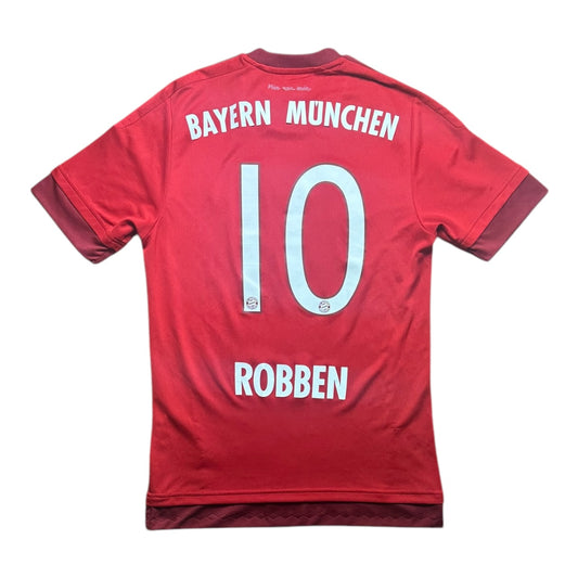 Bayern Munich Football Shirt 2015/2016 Home Robben 10 (S)