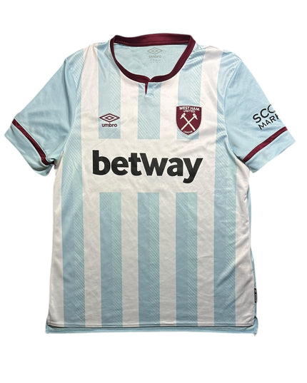 West Ham Football Shirt 2021/2022 Away Rice 41 (XL)