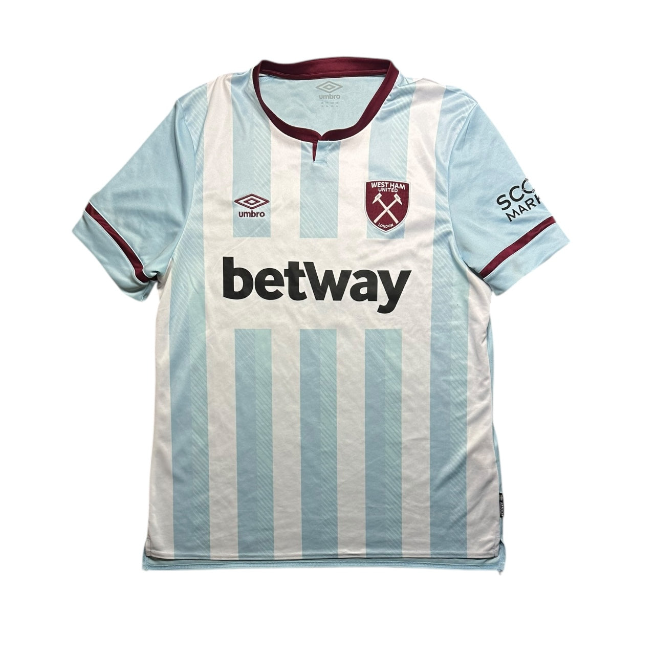West Ham Football Shirt 2021/2022 Away Rice 41 (XL)