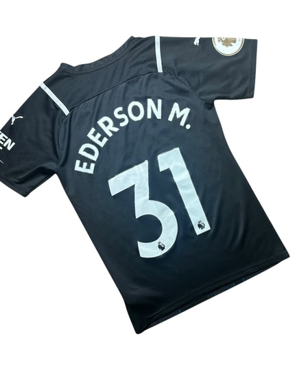 Manchester City Football Shirt 2021/2022 Goalkeeping Shirt Ederson M. 31 (S)