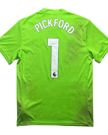 Everton Football Shirt Match Worn and Signed 2024/2025 Pickford 1 (M)