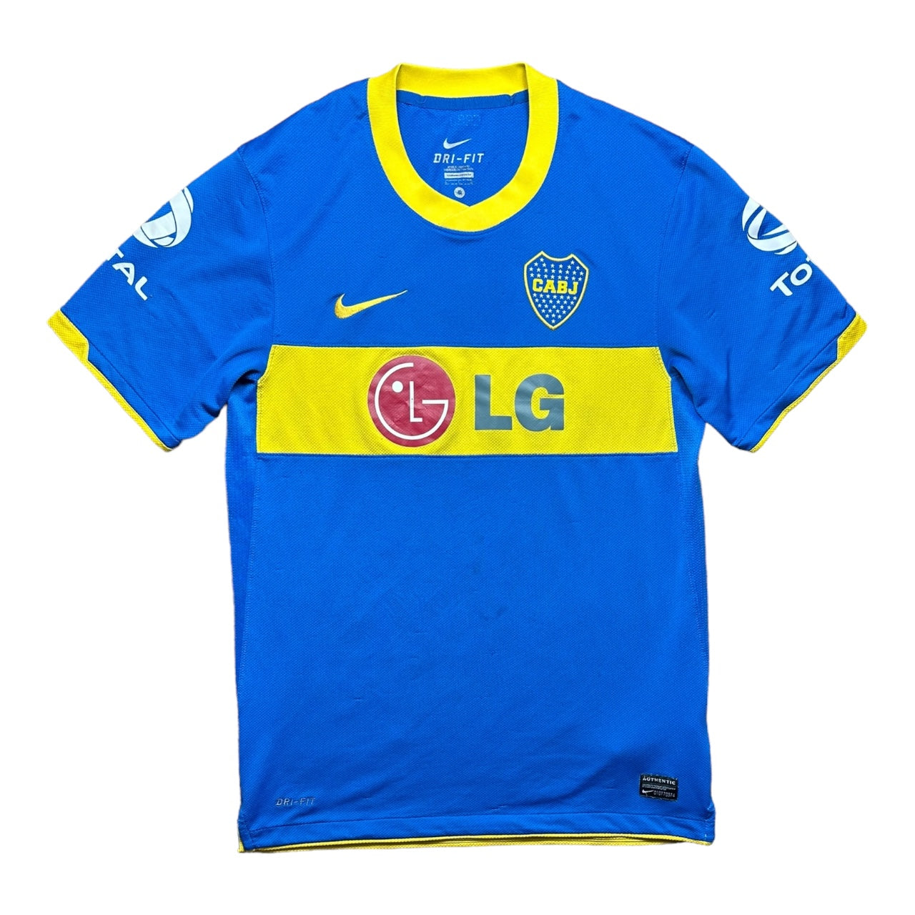 Boca Juniors 2010/2011 Home Football Shirt (S)