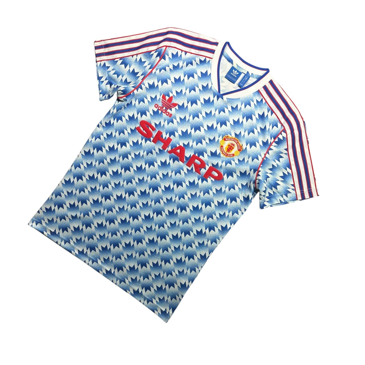 Manchester United Football Shirt Adidas Originals 1990/1992 Official Re-Release (M)