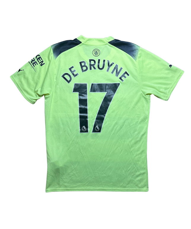 Manchester City 2022/2023 Third Football Shirt De Bruyne (17)