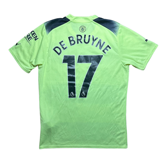 Manchester City 2022/2023 Third Football Shirt De Bruyne (17)