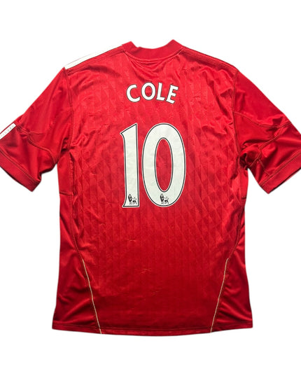 Liverpool Football Shirt 2010/2012 Home Cole 10 (L)