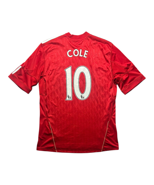 Liverpool Football Shirt 2010/2012 Home Cole 10 (L)