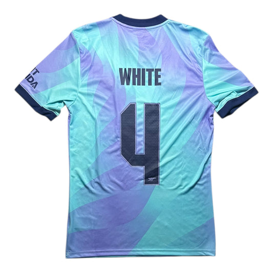 Arsenal Football Shirt 2024/2025 Third White UCL BNWT (S)