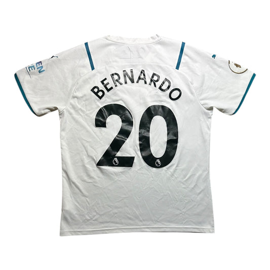 Manchester City Football Shirt 2021/2022 Away Bernardo 20 (L)