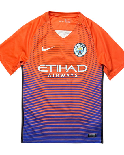 Manchester City Football Shirt Third 2016/2017 Kun Aguero 10 (S)