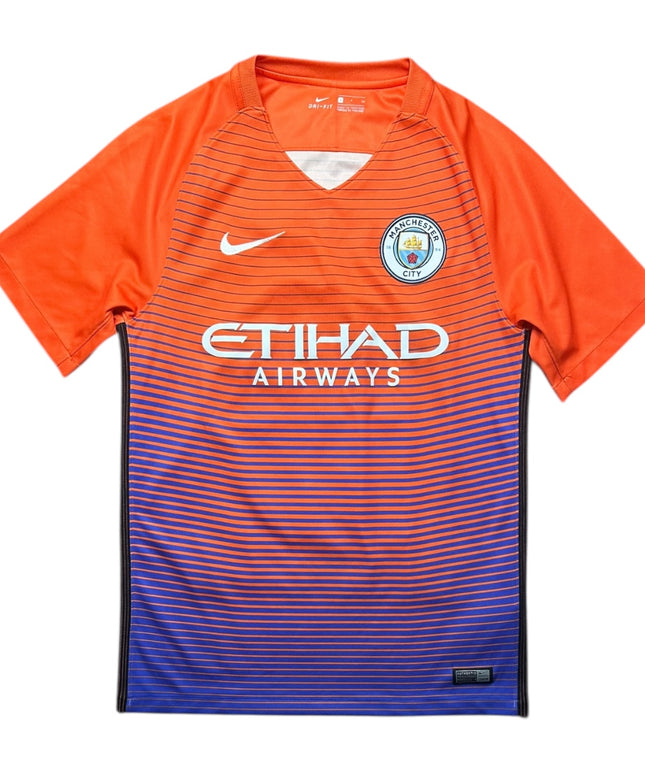 Manchester City Football Shirt Third 2016/2017 Kun Aguero 10 (S)