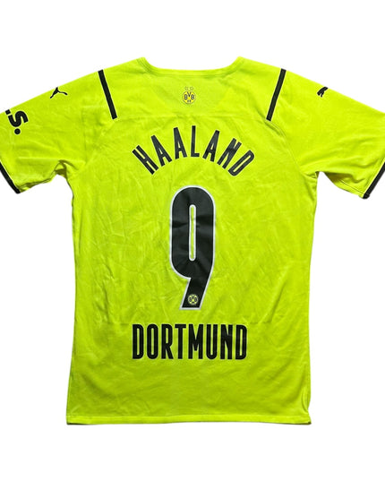 Borussia Dortmund Football Shirt Home European Player Issue Haaland 9 (M)