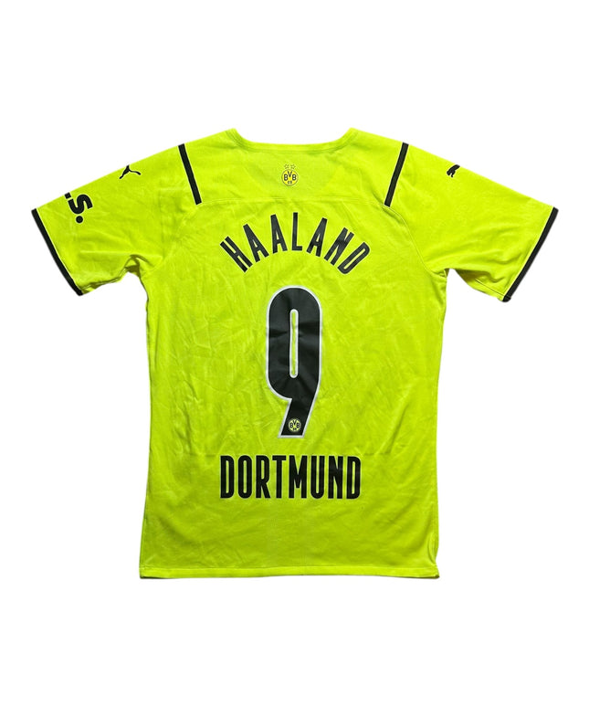 Borussia Dortmund Football Shirt Home European Player Issue Haaland 9 (M)