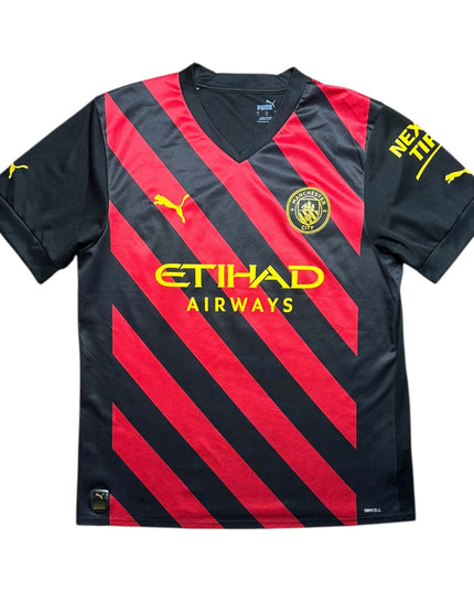Manchester City Football Shirt 2022/2023 Away Haaland 9 (L)