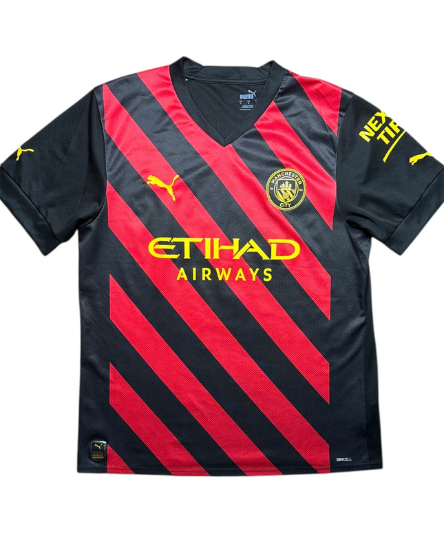 Manchester City Football Shirt 2022/2023 Away Haaland 9 (L)