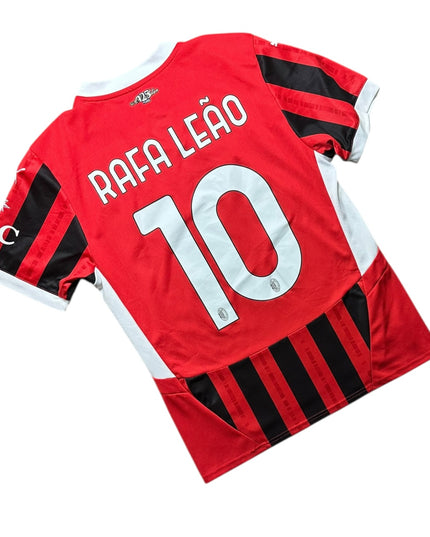 AC Milan Football Shirt Home 2024/2025 Rafa Leao 10 (M)