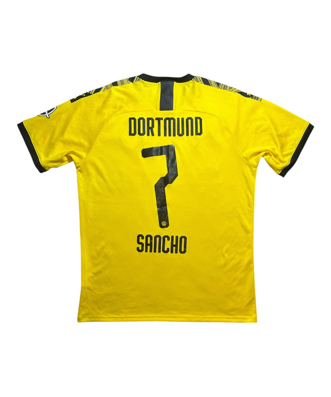 Borussia Dortmund Football Shirt Home 2019/2020 Sancho 7 (L)