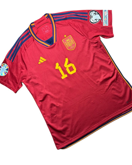 Spain Football Shirt 2022/2023 Home Rodrigo 16 (XL)