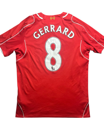 Liverpool Football Shirt Home 2014/2015 Gerrard 8 (M)