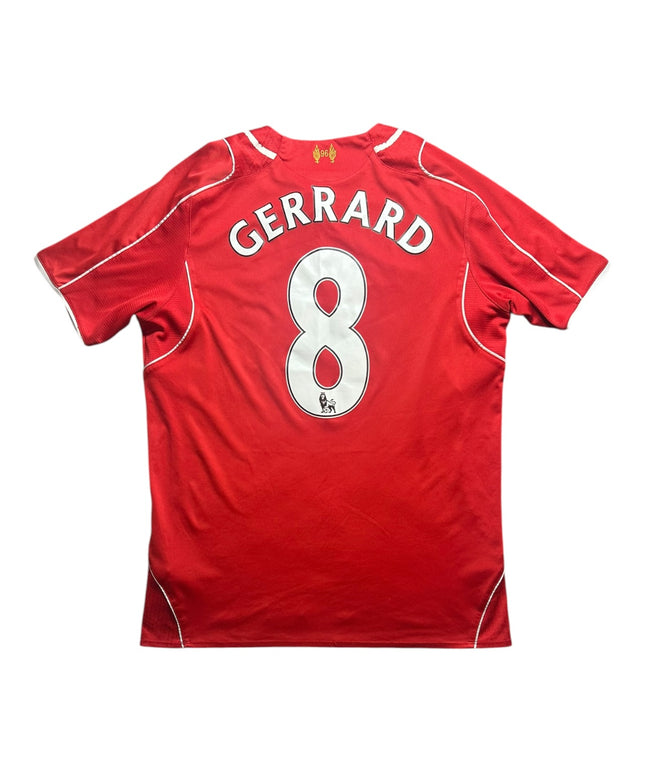 Liverpool Football Shirt Home 2014/2015 Gerrard 8 (M)
