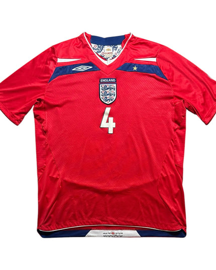England Football Shirt Away 2008/2009 Gerrard 4 (XL)