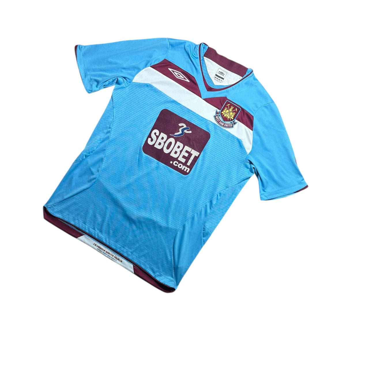 West Ham Football Shirt 2008/2009 Away (M)
