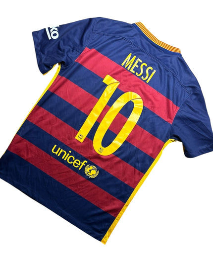Barcelona Football Shirt 2015/2016 Home Messi 10 (M)