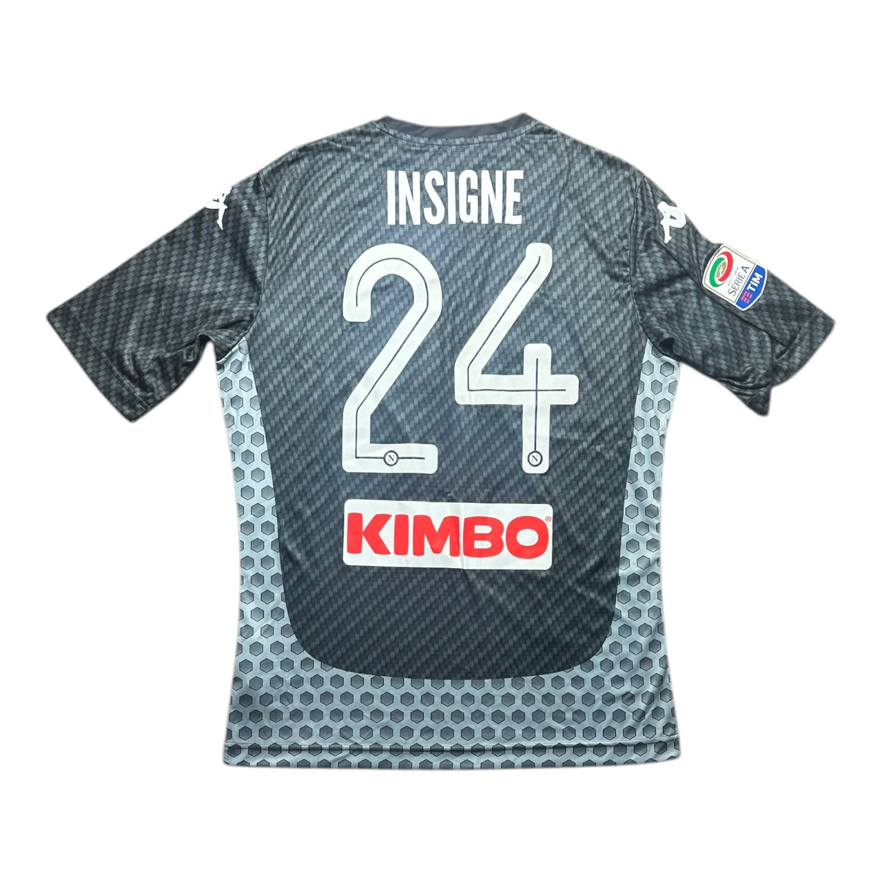 Napoli Football Shirt 2017/2018 Fourth Insigne 24 (XL)