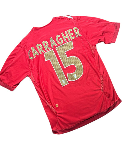 England Football Shirt 2006 Away Carragher 15 (L)