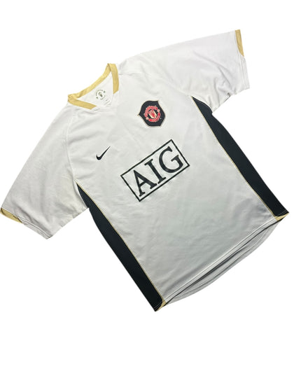 Manchester United Football Shirt 2006/2007 Away Smith 14 (L)